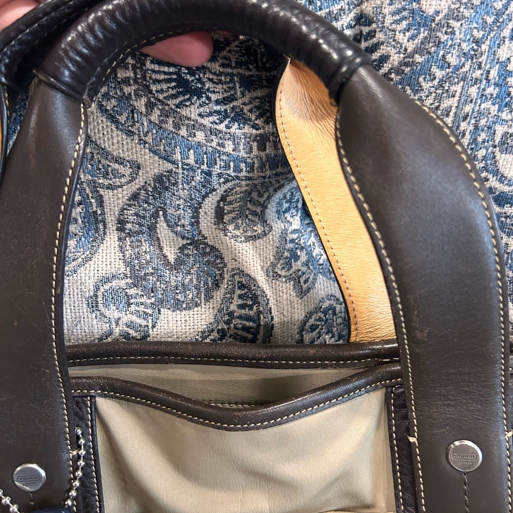 Coach Vintage Transatlantic Drafting 2-Way Tote - Picture 13 of 16